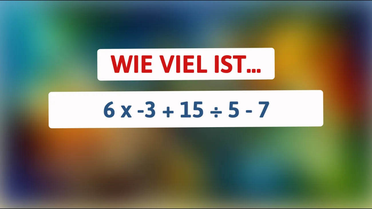 Bist du clever genug, um dieses mathematische Rätsel zu knacken? Teste dein Hirn!"