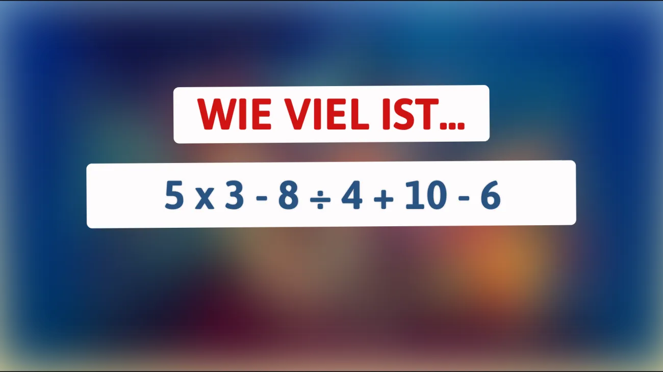 Diese Denkaufgabe bringt selbst Gehirnakrobaten ins Grübeln: Kannst du sie lösen?"