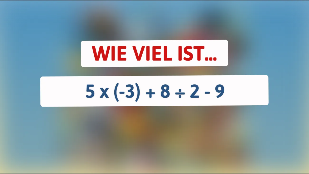Dieses Rätsel verwirrt Millionen: Nur die Schlausten können es lösen! Glaubst du, du schaffst es?"