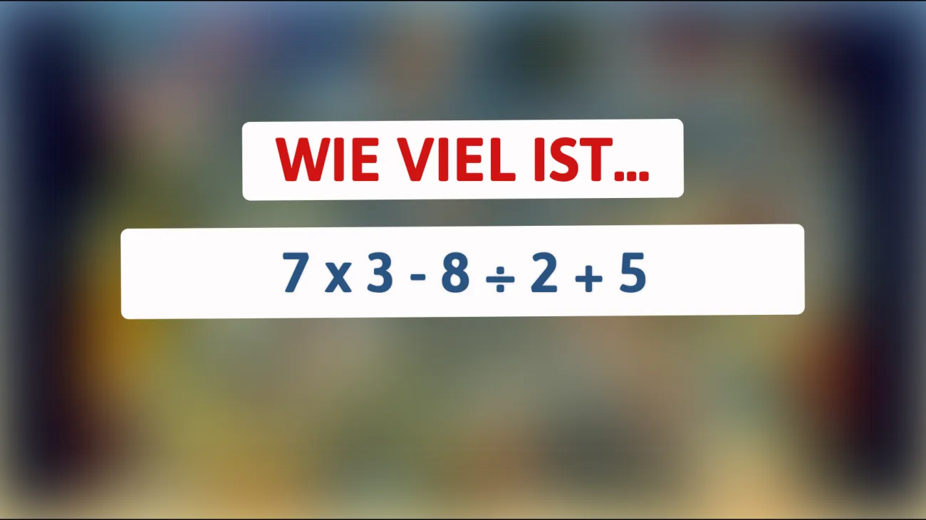 Meistern Sie das Zahlen-Wirrwarr: Können Sie dieses mathematische Rätsel knacken?"
