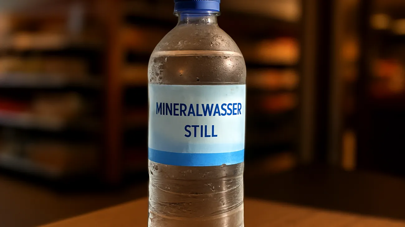 Mineralwasser still"