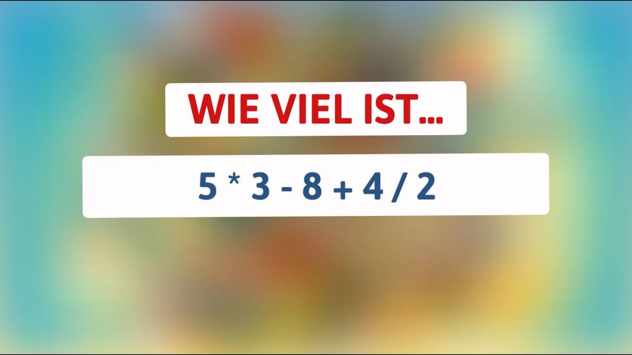 Nur 1 % der Menschen können dieses mathematische Rätsel auf Anhieb lösen – Bist du schlau genug, es zu knacken?"