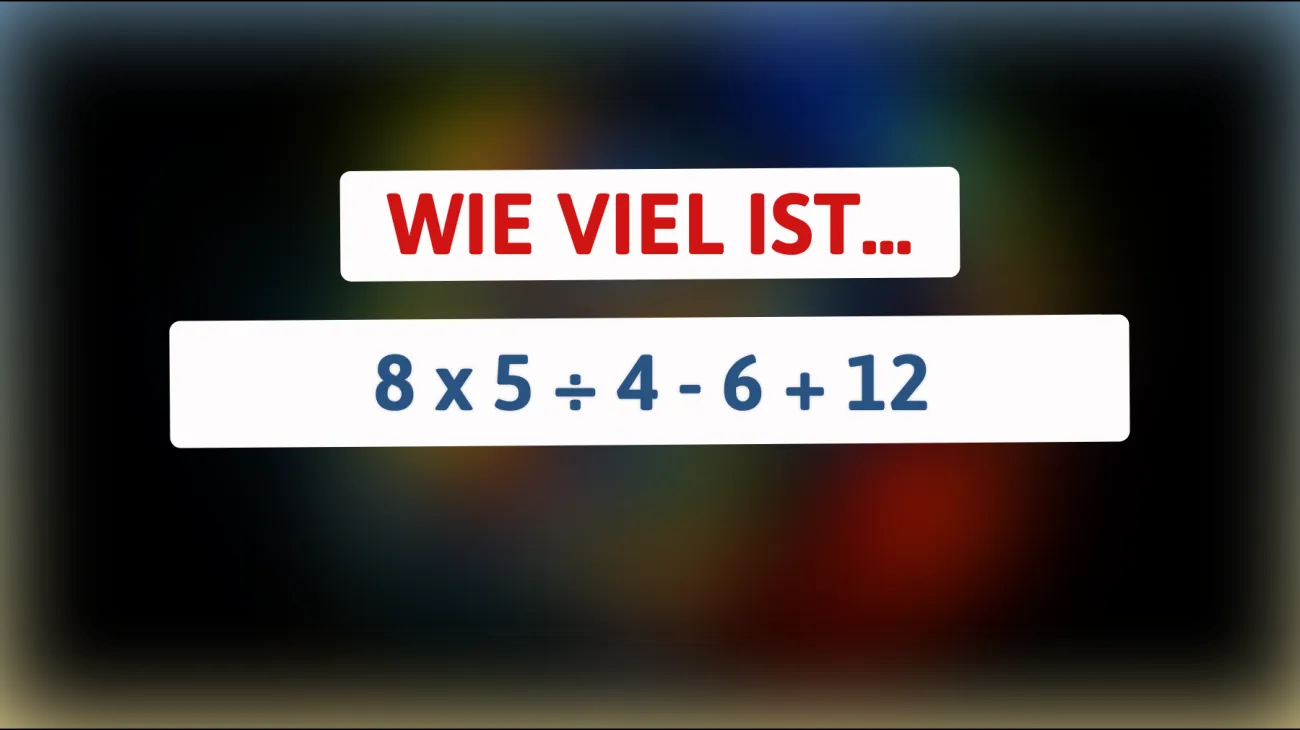 Nur 1% der Menschheit kann dieses knifflige Mathe-Rätsel lösen – gehörst du dazu?"