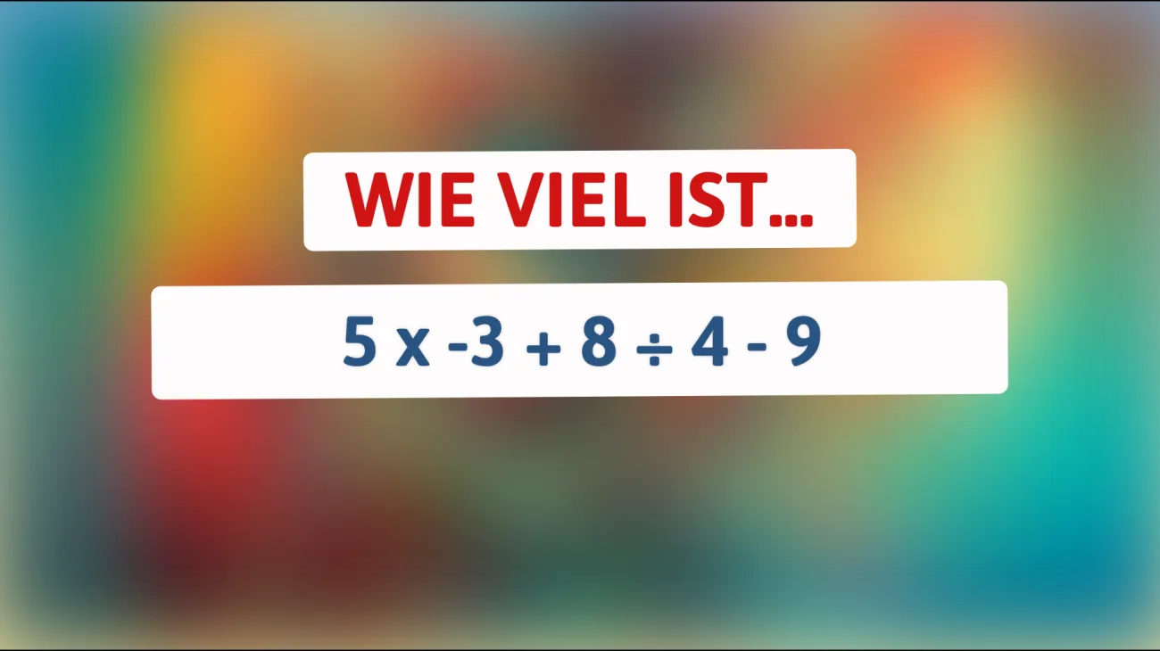 Teste dein Genie: Kannst du das verwirrende Mathe-Rätsel lösen, das nur Genies knacken?"